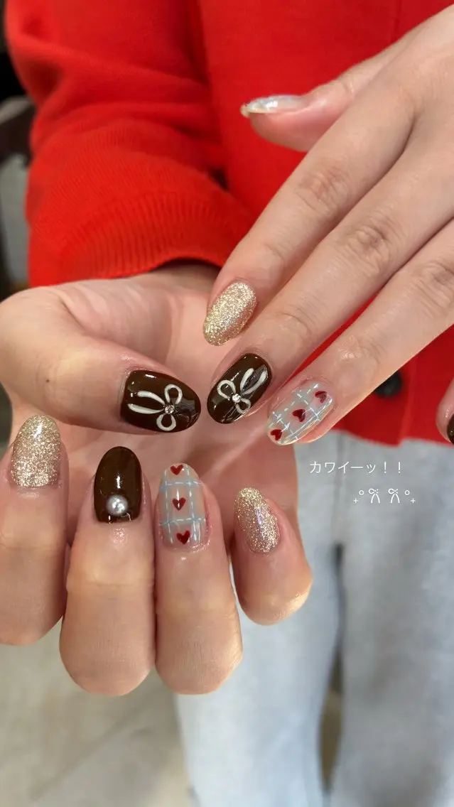 ネイル ハンドネイル Aki ୨୧のネイルデザイン