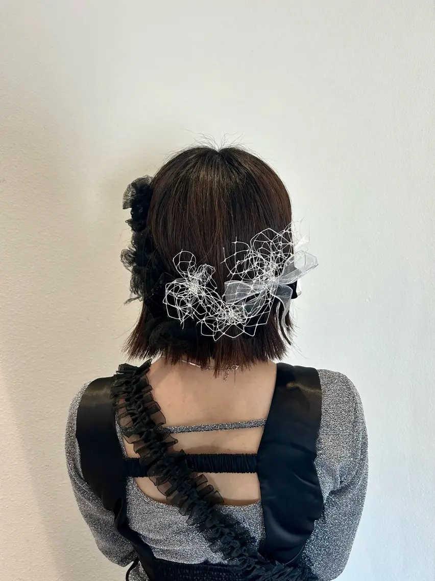 ヘアアレンジ ボブ 🩷愛咲🩷レイヤー /透明感カラーのヘアスタイル