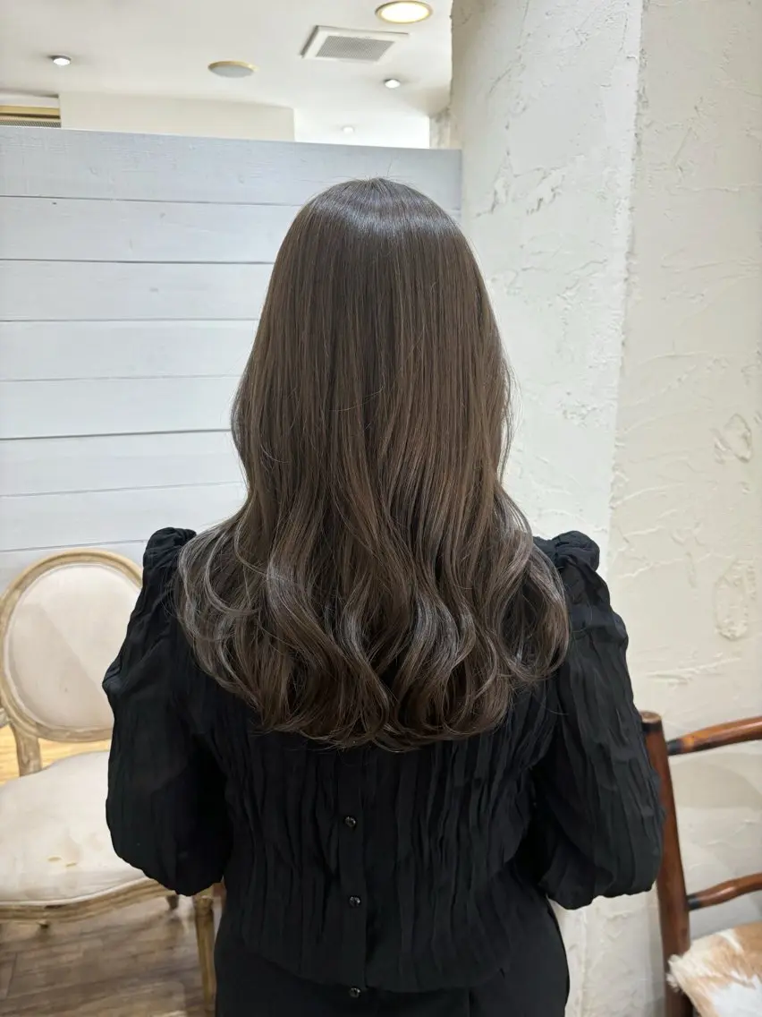 ロング カラー ブラウンカラー Defi ジュンキのヘアスタイル