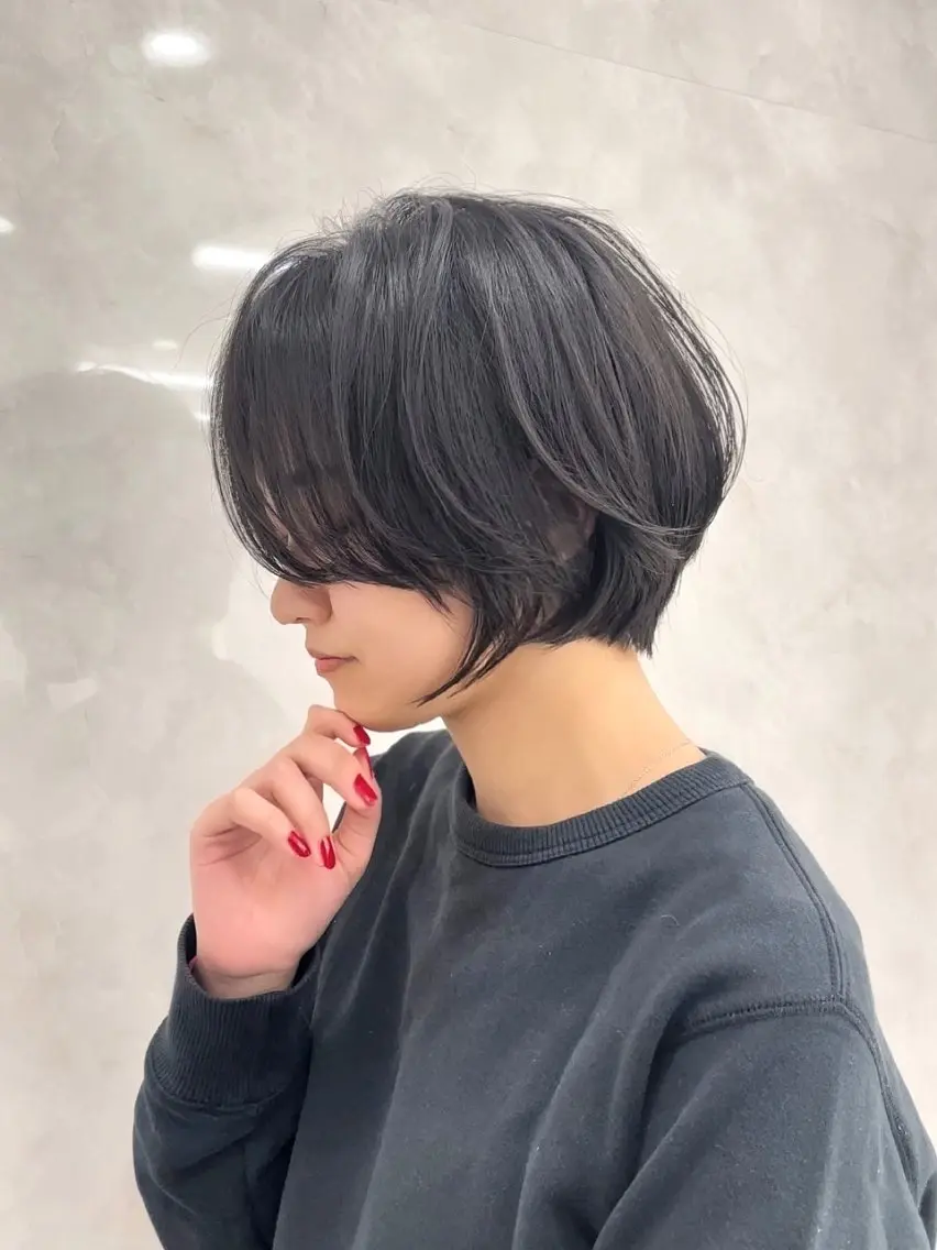 ショート カラー ショート/似合わせ/ 透明感カラー古市唯人のヘアスタイル