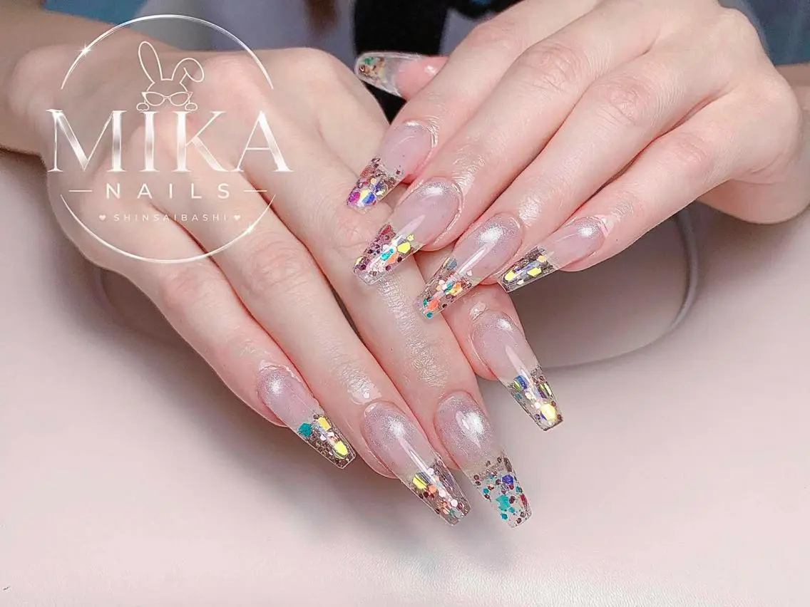 ネイル アートネイル チークネイル ドット フットネイル フレンチネイル Mika Nails 心斎橋のネイルデザイン