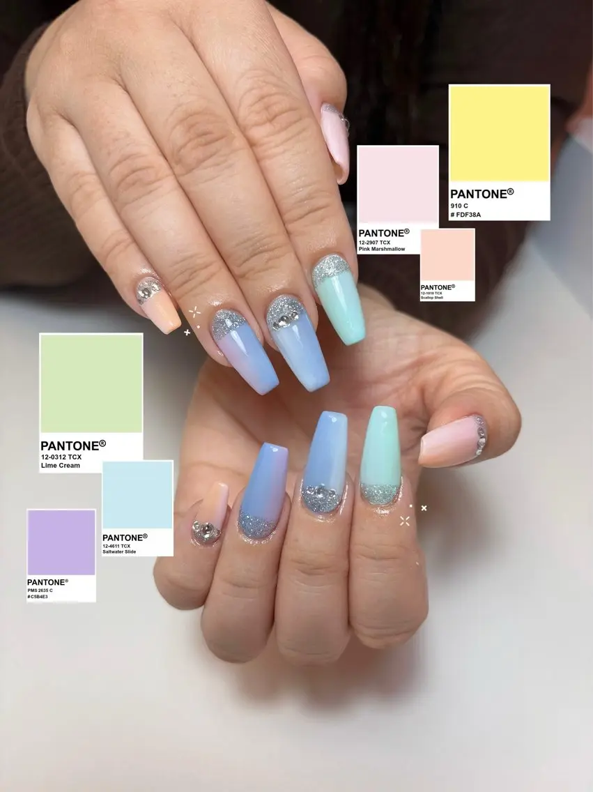 ネイル グラデーション パステルネイル ハンドネイル Le:M nail Mikuのネイルデザイン