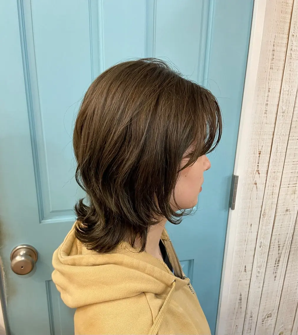 カラー 艶カラー/暖色カラー RENAのヘアスタイル