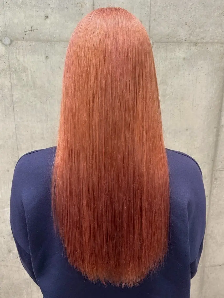 ロング カラー ヘアアレンジ ブリーチ ダブルカラー イヤリングカラー イルミナカラー ブリーチなしカラー 立川レイヤー 透明感カラーaoiのヘアスタイル