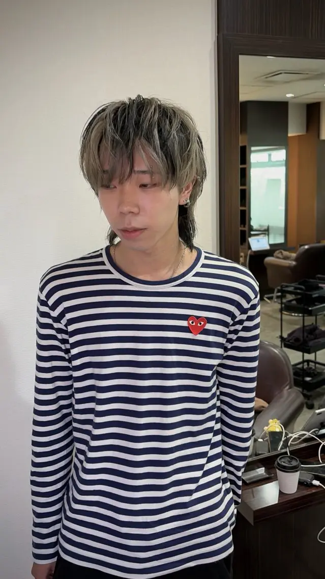 ショート ヘアカラー 🐺YuTo🐺レイ ヤー/ハイトーンのヘアスタイル