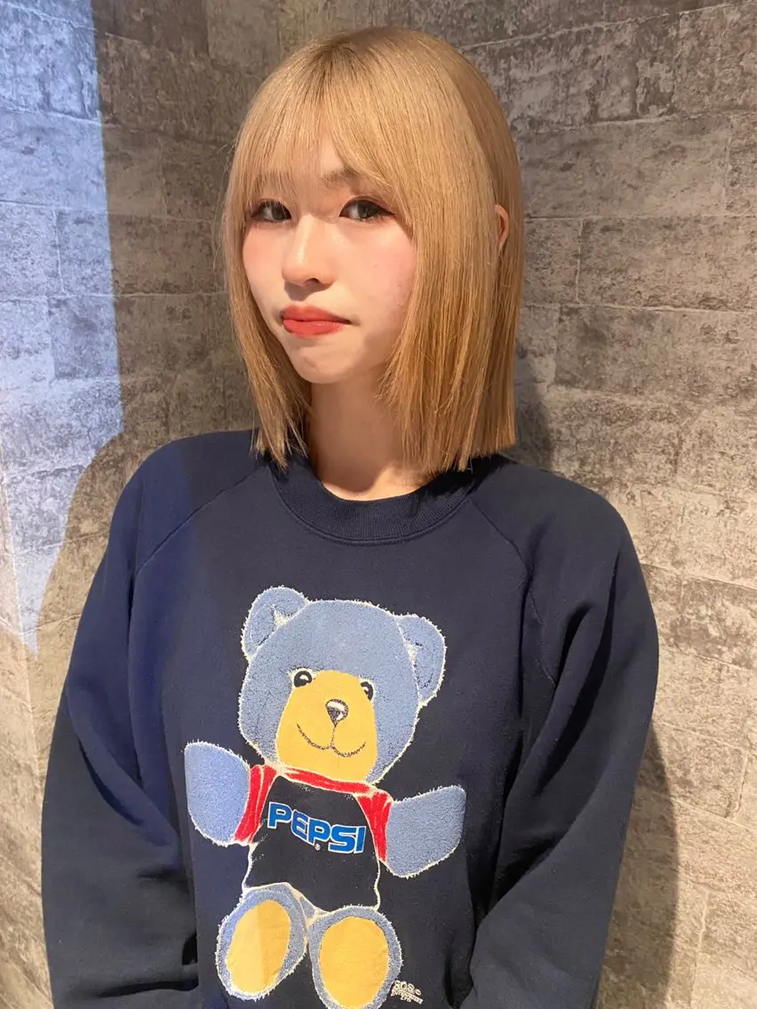 ミディアム カラー カット ヘアカラー トリートメント mai / linoah˚✧のヘアスタイル