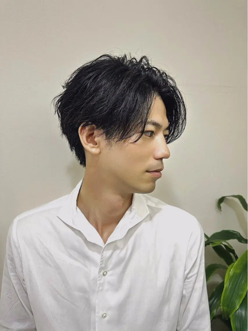 カラー メンズ メンズブリーチ メンズハイトーン ブリーチ ハイトーンカラー NOBLE ノーブル【髪質改善】のヘアスタイル