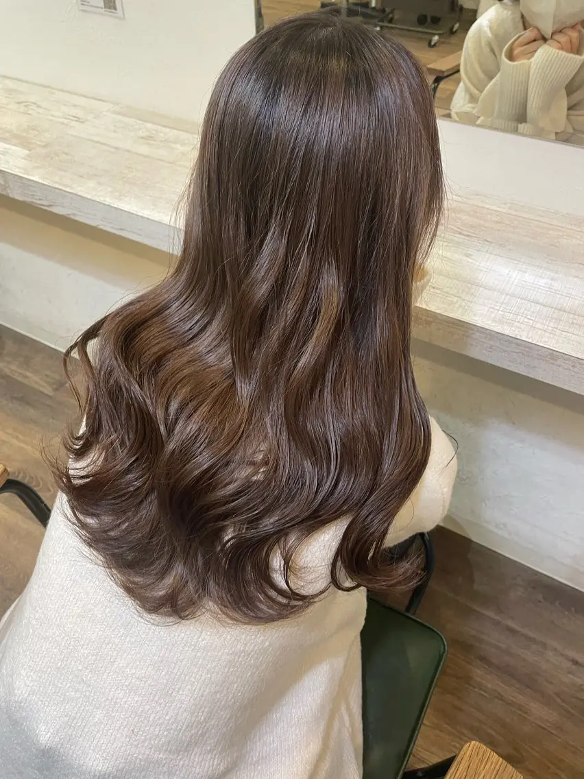 ロング カラー ベージュカラー ブラウンカラー ブラウンベージュ ヘアカラー m ā l o.🌷 サカモトマイコのヘアスタイル