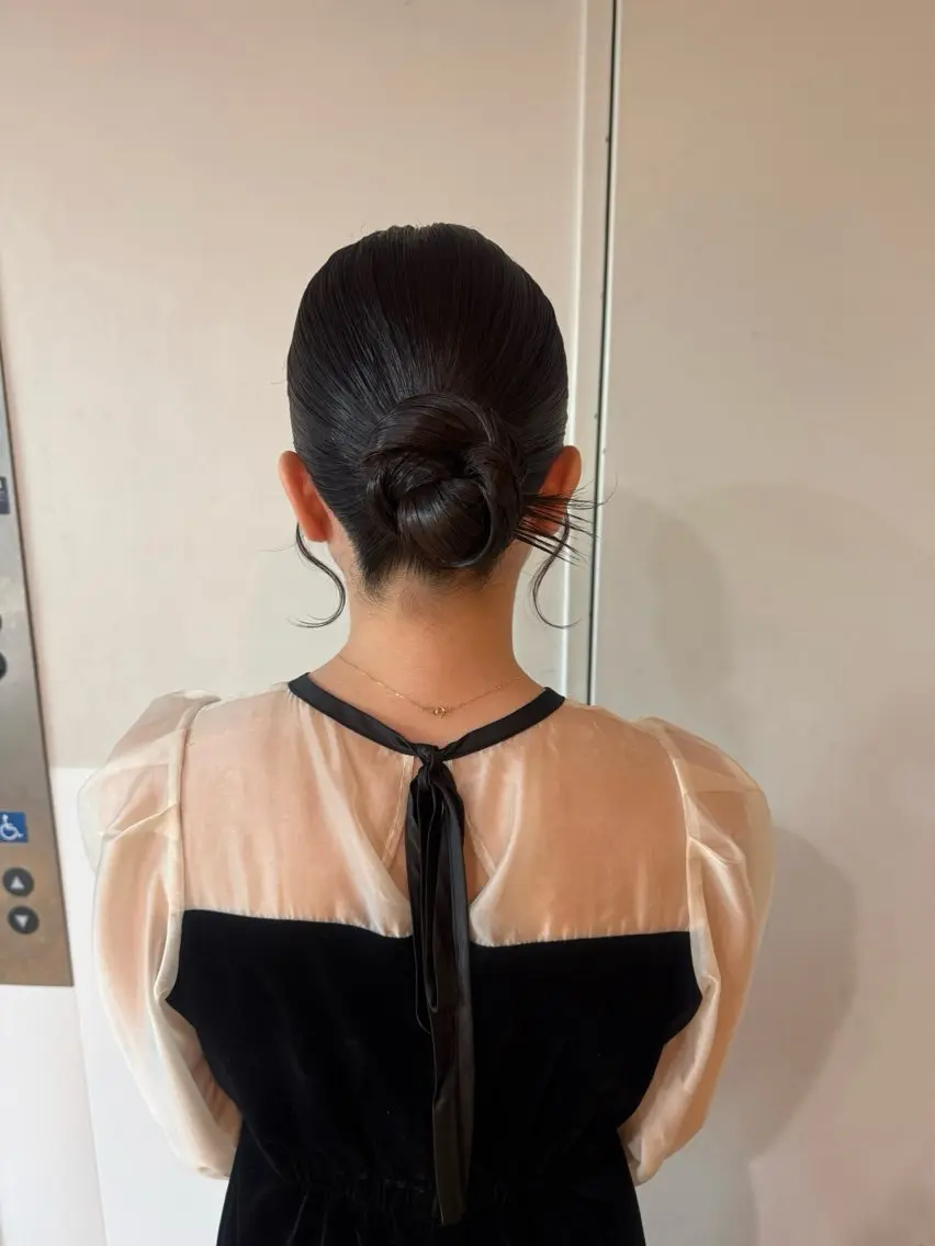 ミディアム カラー ヘアアレンジ ななほ⌇レイヤー カット⌇カラー🫧のヘアスタイル