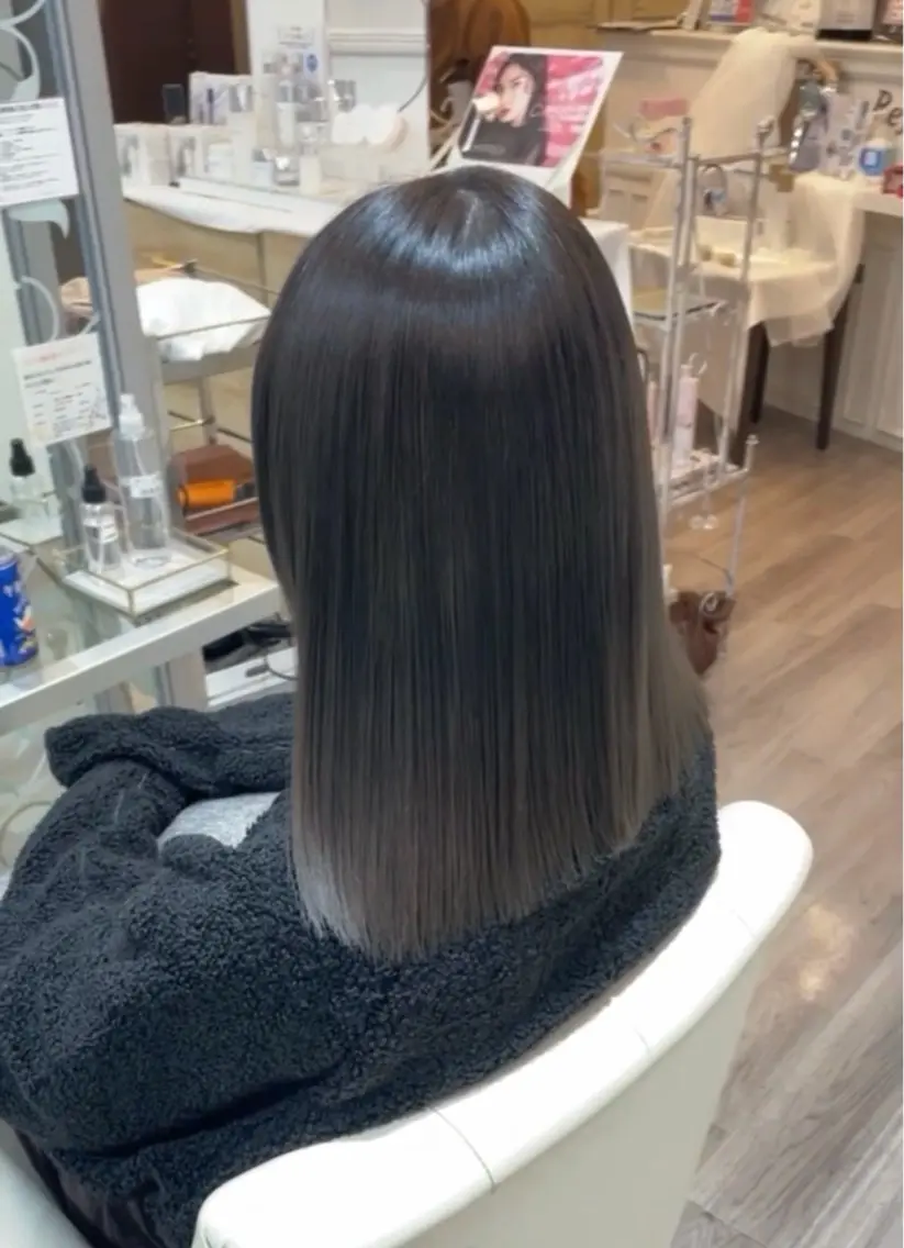 ミディアム カラー 透明感カラー グレージュ カット ヘアカラー トリートメント WILL 上村拳吾 似合わせ特化のヘアスタイル