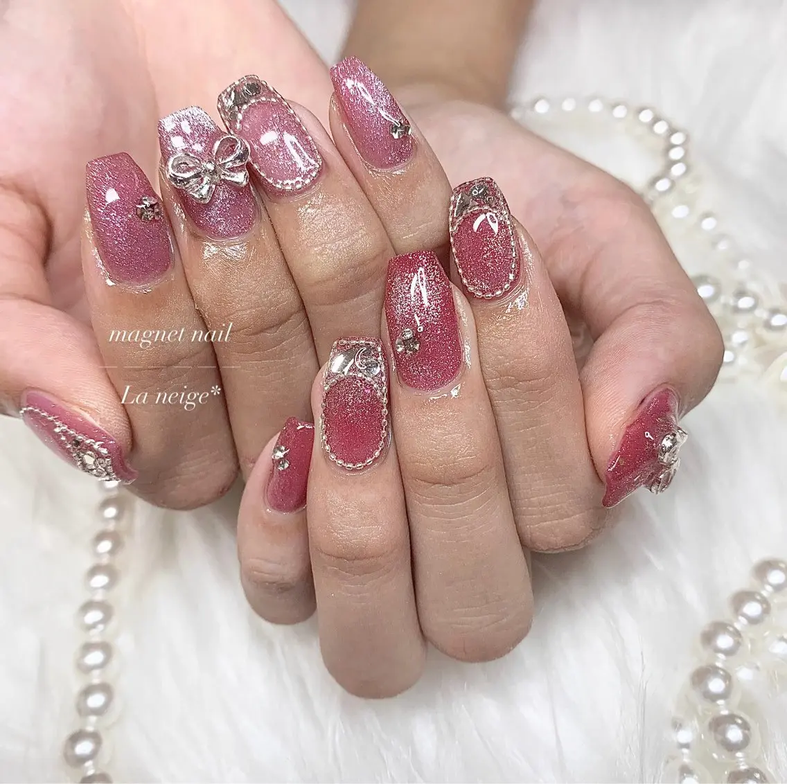 ネイル ハンドネイル La neige* yuki 🐩🌙のネイルデザイン