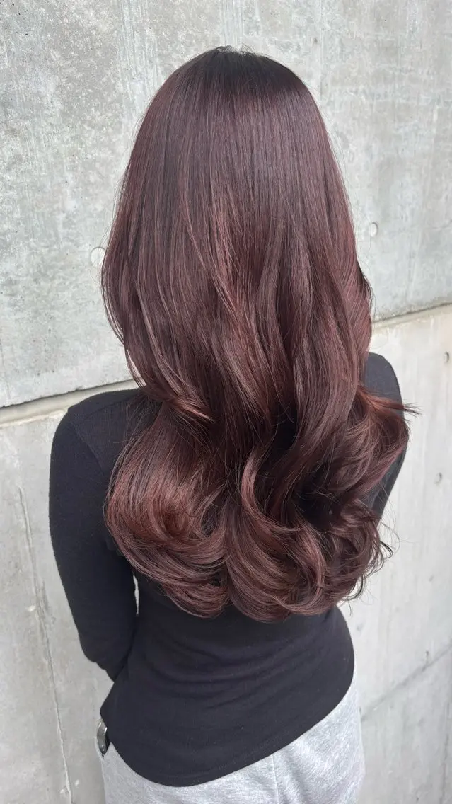 縮毛矯正モデル＋🍷ボルドー系🍷のみワンカラー+浸透トリートメント♡SNS撮影モデルをしてくださる方限定♡の写真