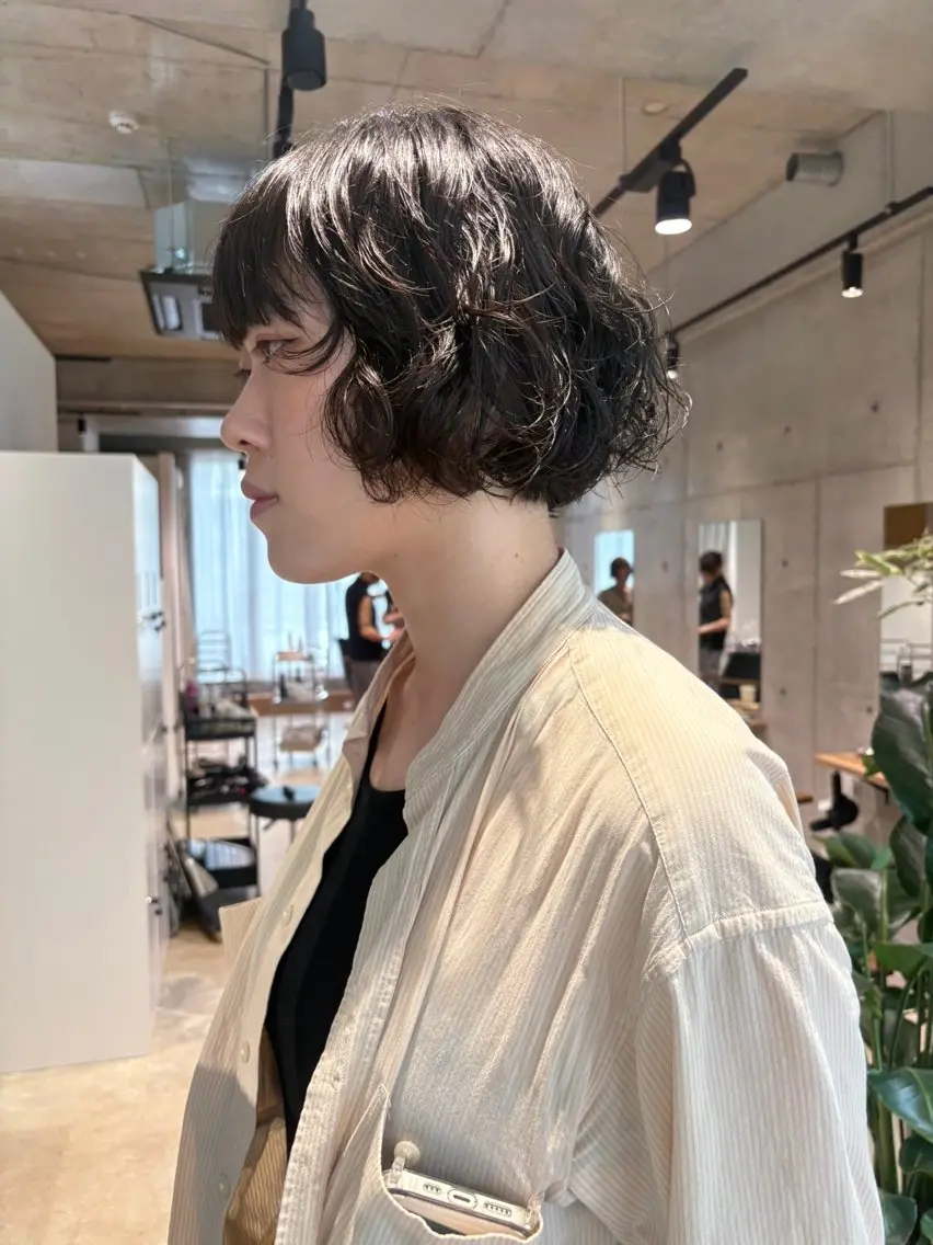 ショート 薄暮 マツイ　レンのヘアスタイル