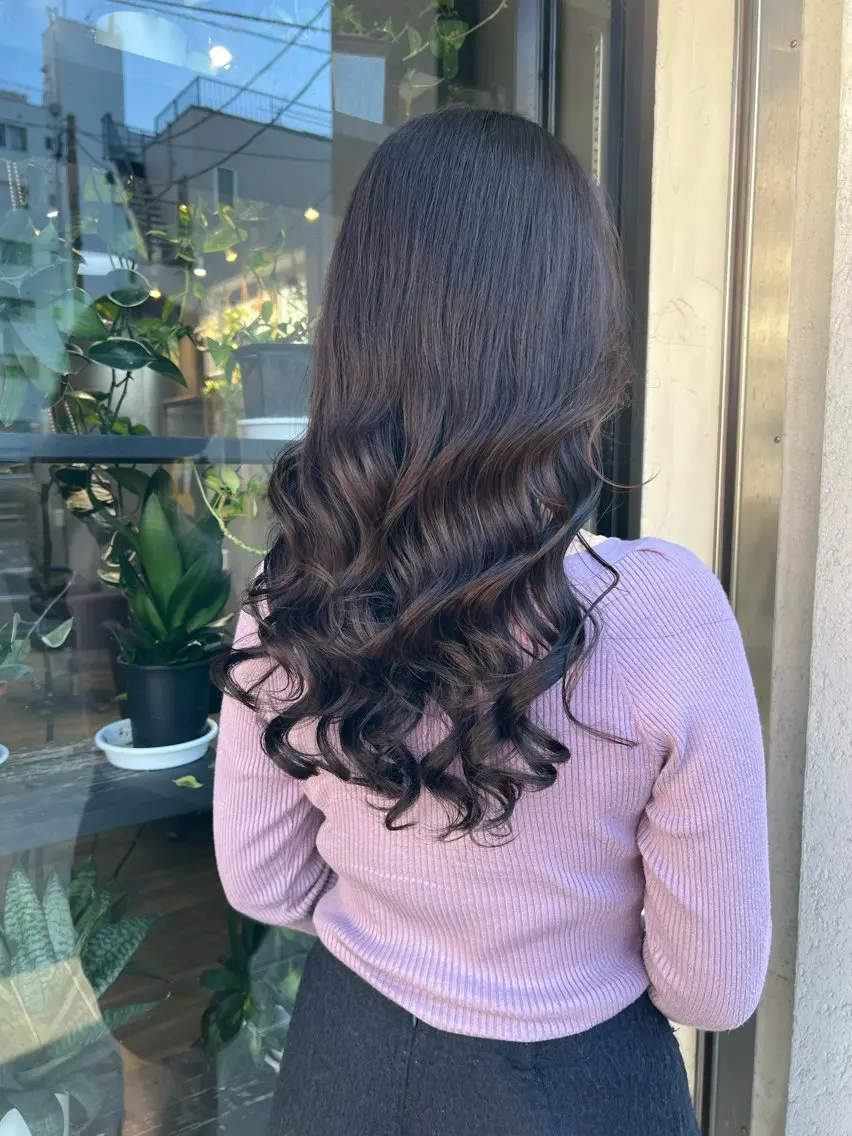 ロング パーマ カット パーマ 高橋 竜也のヘアスタイル