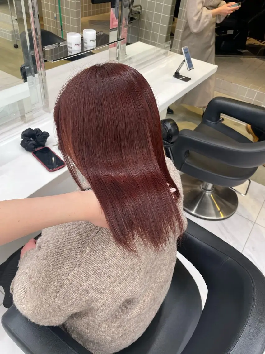 ショート カラー ヘアアレンジ ヘアカラー トリートメント ヘアセット 💗横浜美容室 💗HARUNAのヘアスタイル
