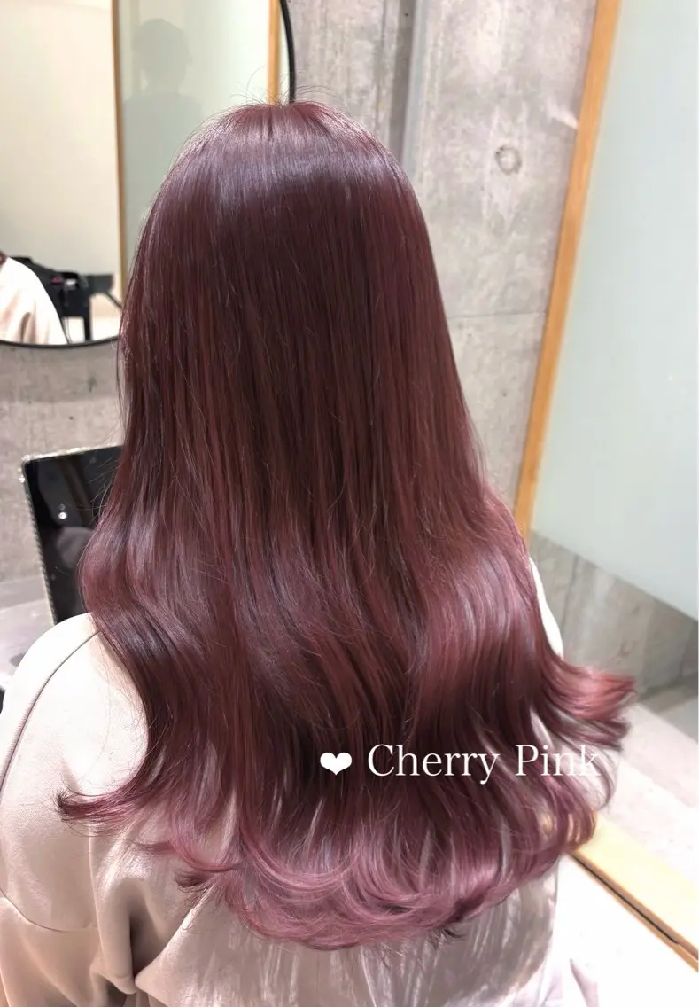 ロング ヘアカラー トリートメント 顔周り/レイヤー カット🎀ヒラバルのヘアスタイル