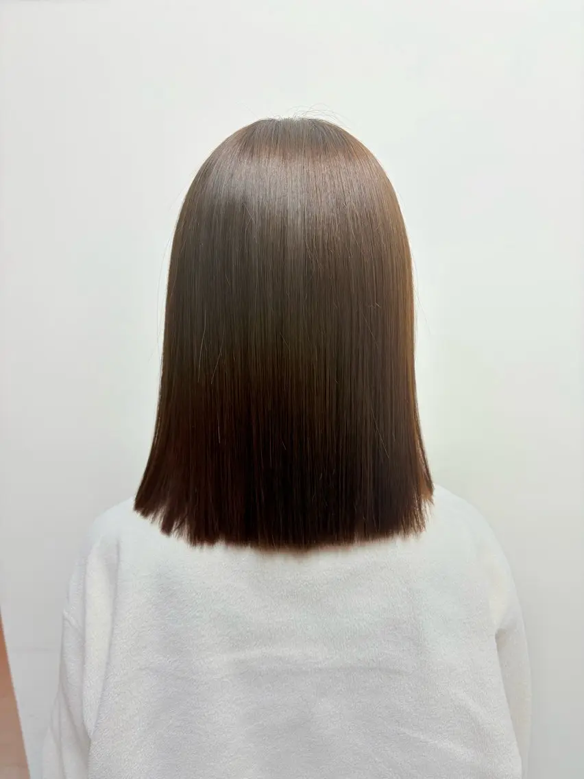 カラー カット ヘアカラー ミディアムレイヤー/ 艶カラーNorikaのヘアスタイル