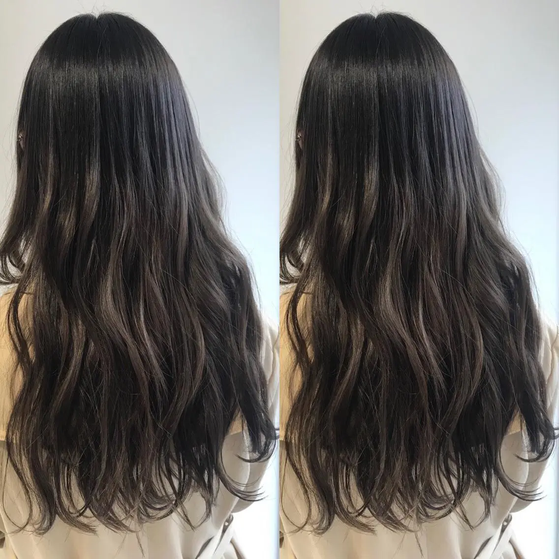 ロング カラー 小栗 麻衣のヘアスタイル