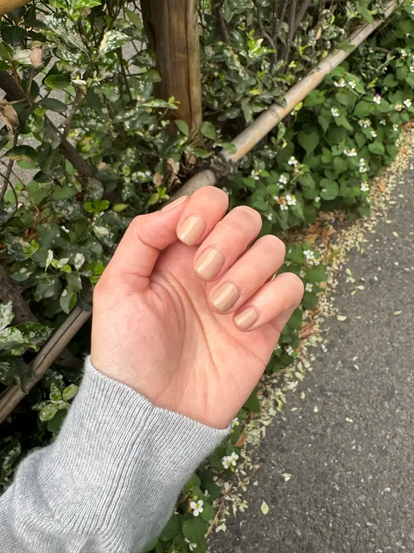 ネイル オフィスネイル ワンカラーネイル シンプルネイル 中島 こはるのネイルデザイン