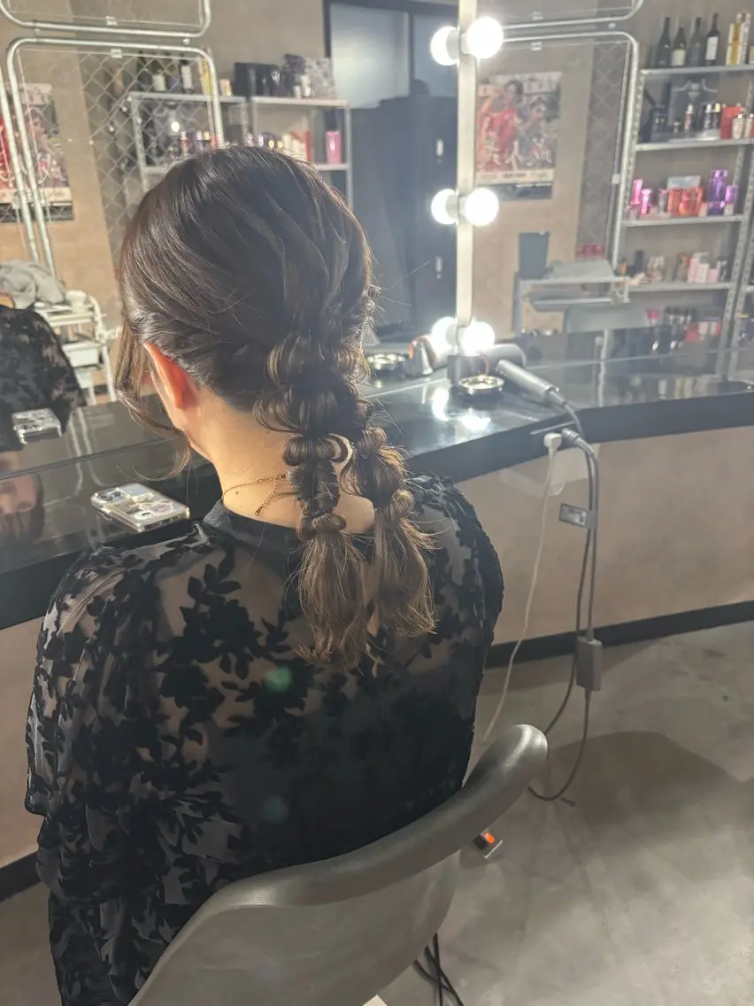 ナチュラルヘアセット🎀の写真