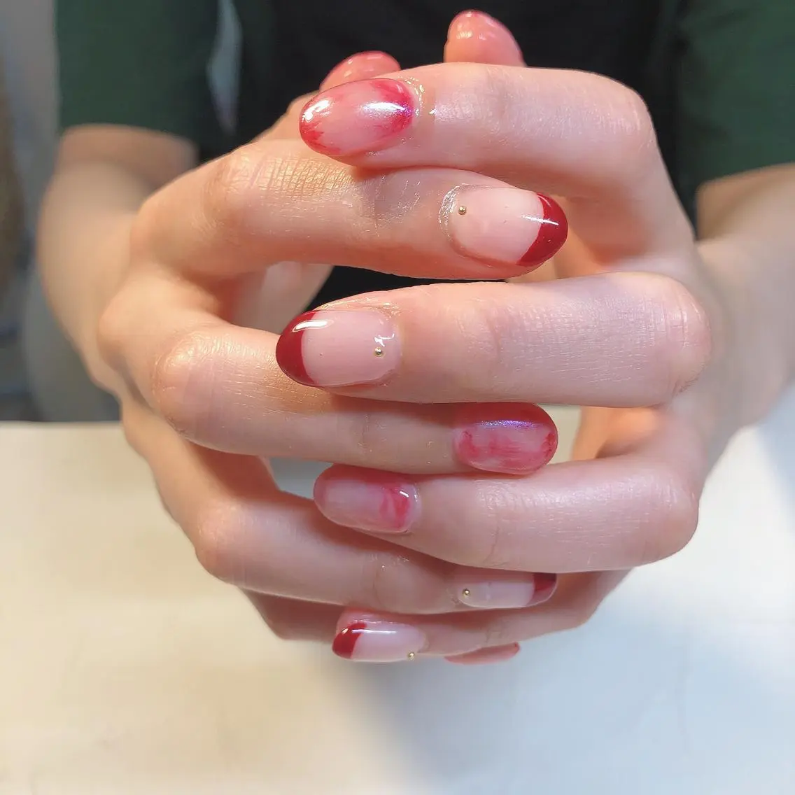 ネイル フレンチネイル ニュアンスネイル nails 🎀meのネイルデザイン