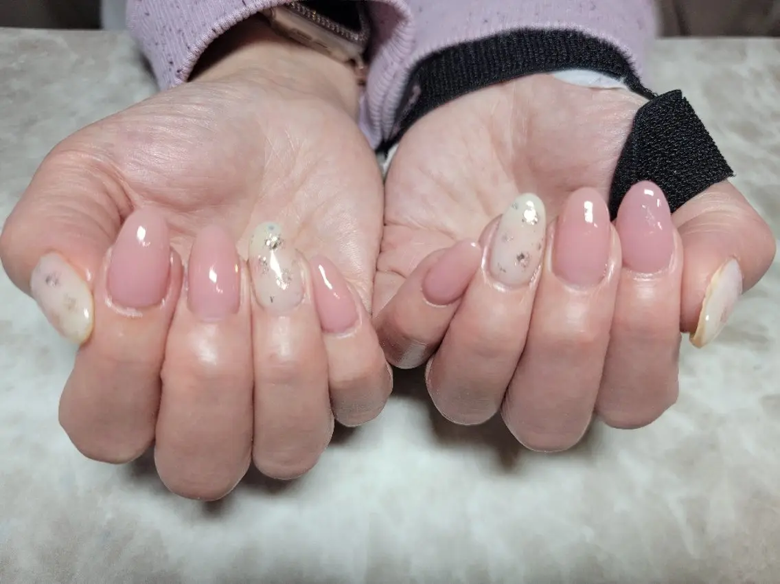 ネイル シンプルネイル ネイル&巻き爪サロン 　AKnailのネイルデザイン