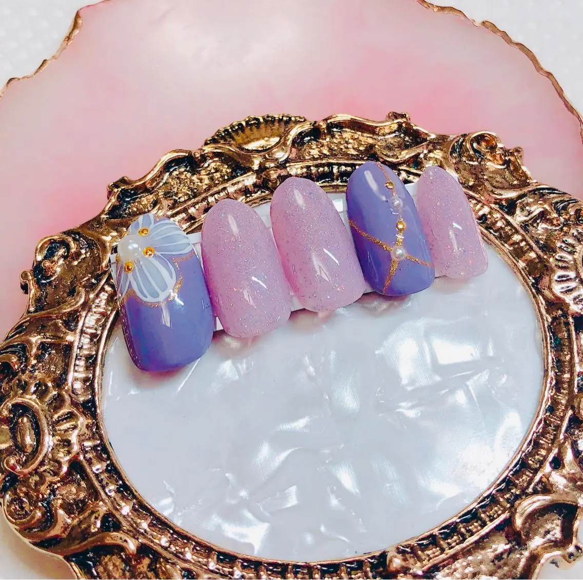 ネイル ハンドネイル CROWN プライベートサロンのネイルデザイン