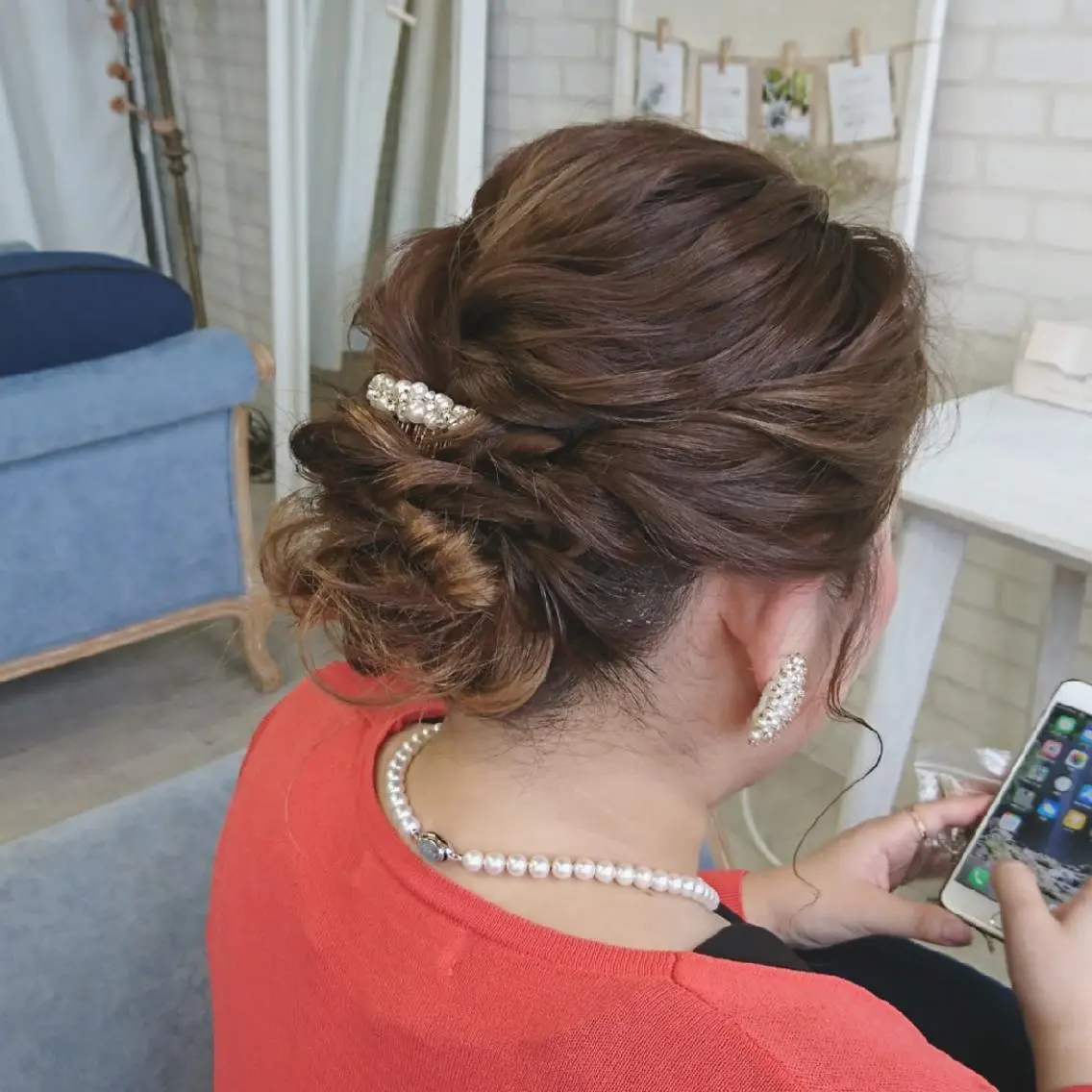 ヘアアレンジ ミディアム 植田 真理のエステ・リラクイメージ