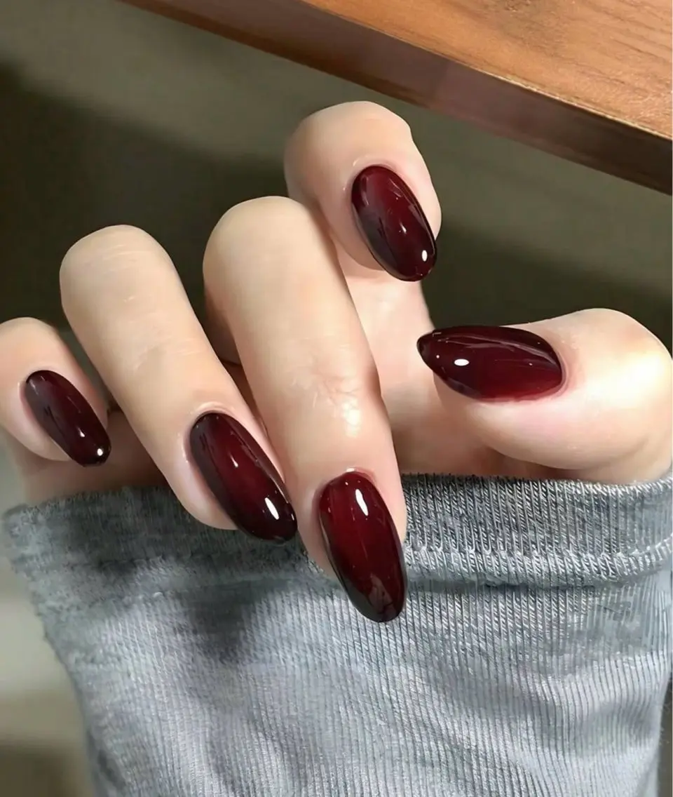 ネイル ワンカラーネイル ハンドネイル JISOO ANA.CHUOのネイルデザイン