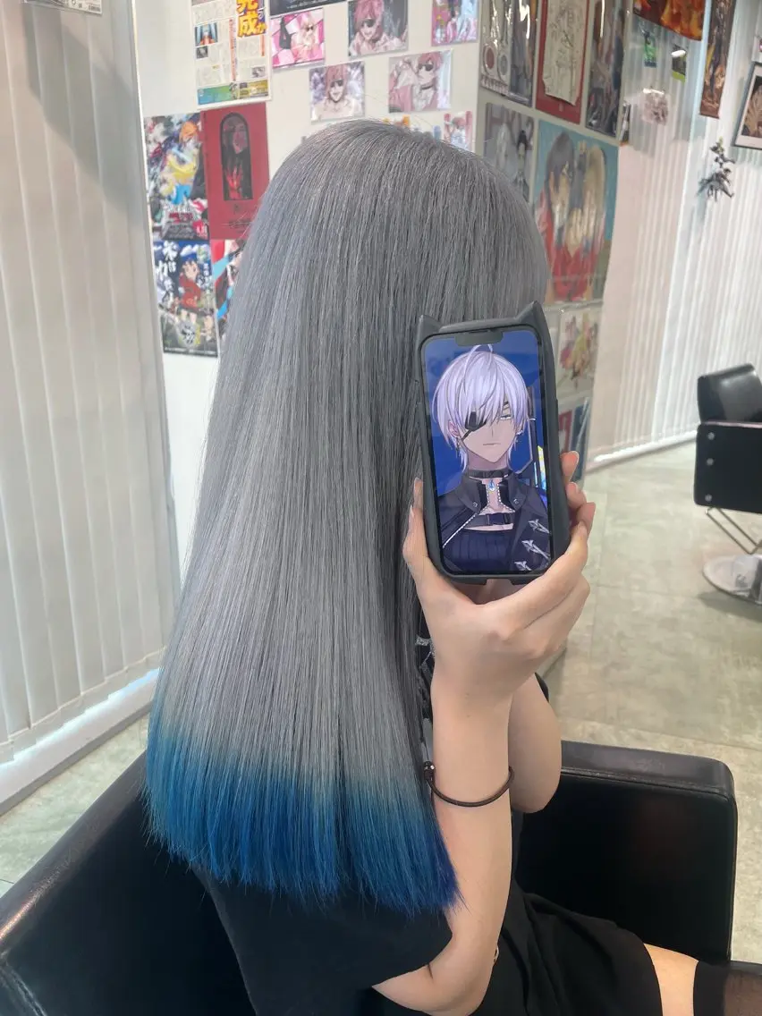 🩵ハイトーン推しカラー🩵推し色に染っちゃお!複数色もこのお値段で!の写真