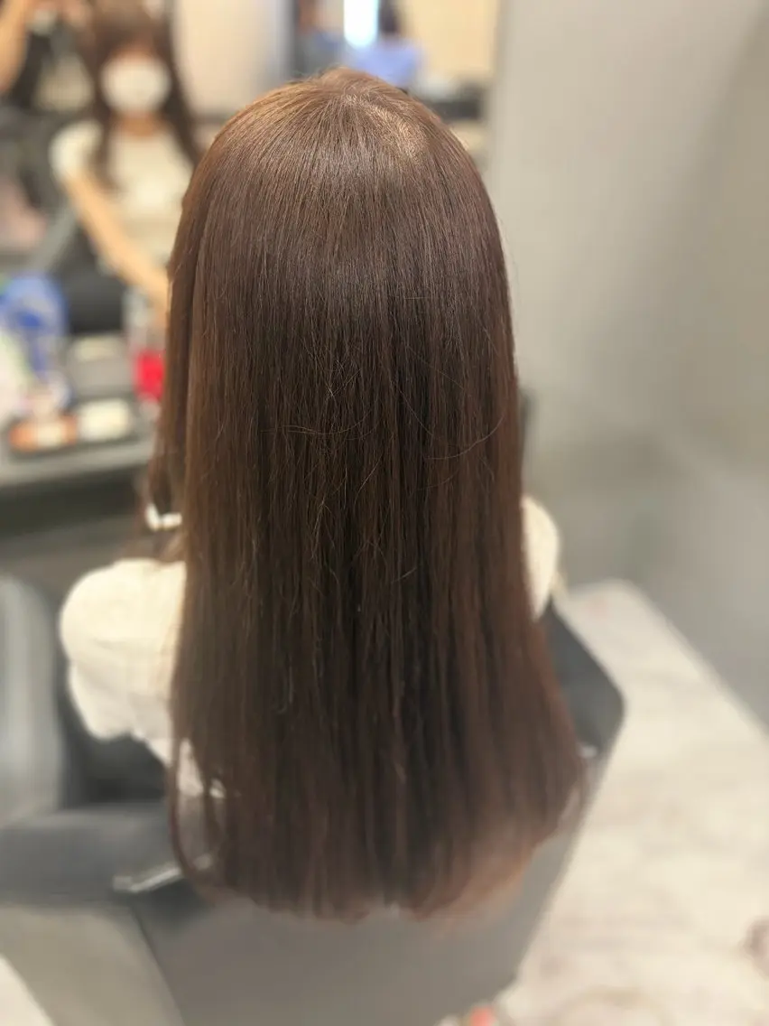 ロング カラー カット ヘアカラー 山中 麗美のヘアスタイル