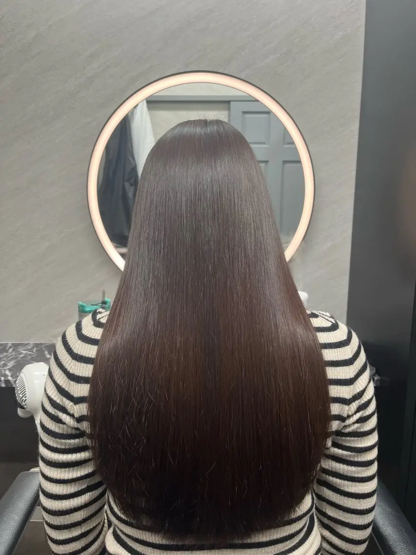 似合わせカット✂️+透明感カラー🎨+酸性ストレート💇🏼‍♀️ 【魔法のマイクロバブル＆プチマッサージ付き🫧】の写真
