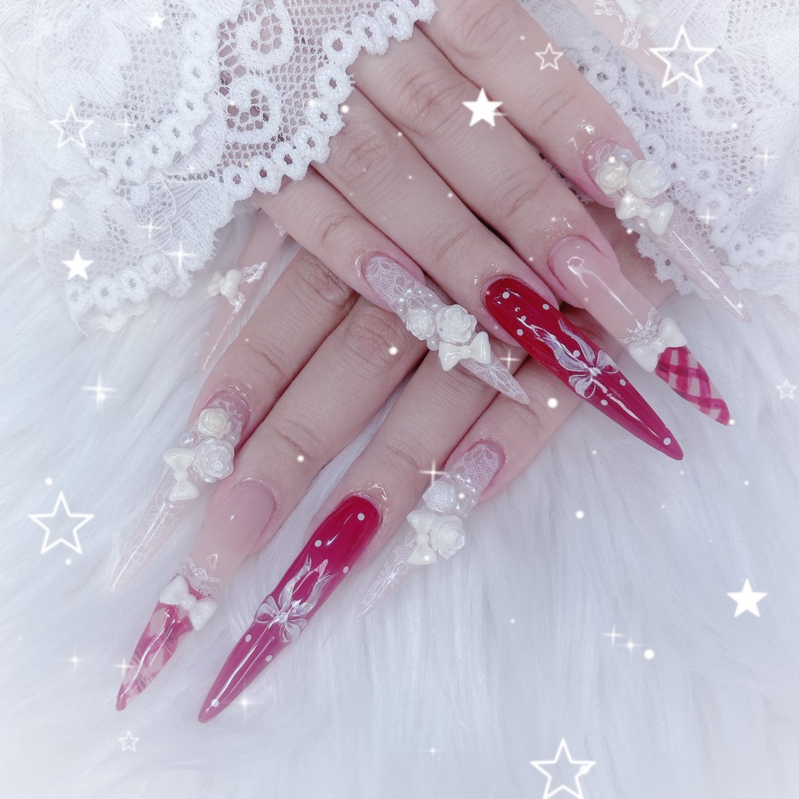 ネイル クリアネイル ハロウィン ロングネイル ネイルチップ ハンドネイル ハンドケア mini nailのネイルデザイン