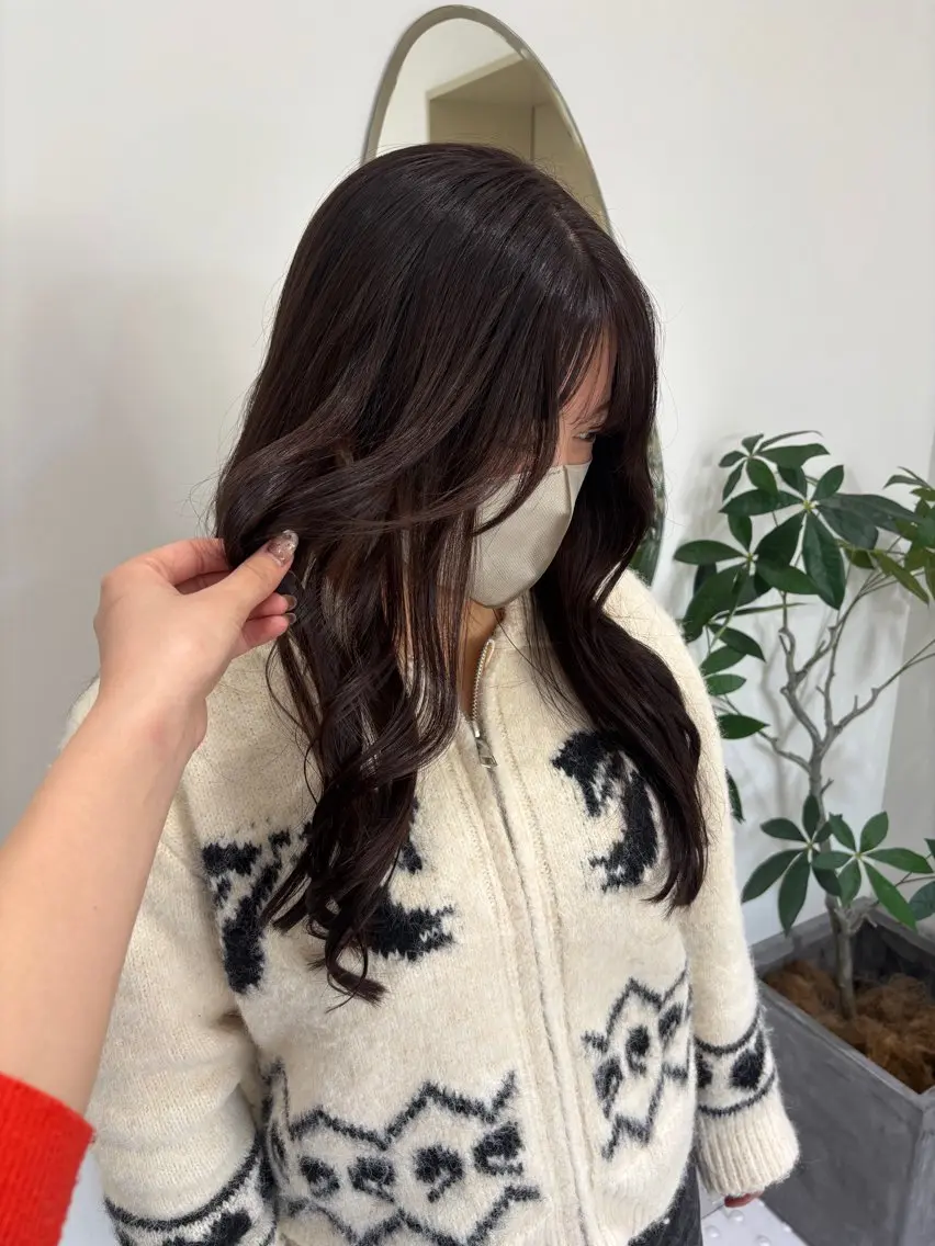 ロング ヘアカラー トリートメント Zina天神/ nozomiのヘアスタイル