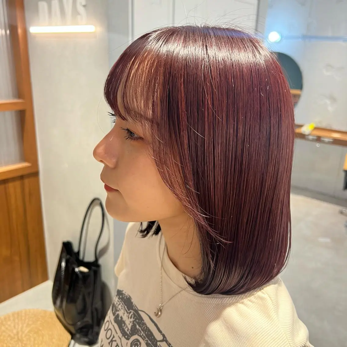 カラー ピンクカラー ピンクパープル 🎀夏秋/レイヤー/ 透明感カラー🎀のヘアスタイル