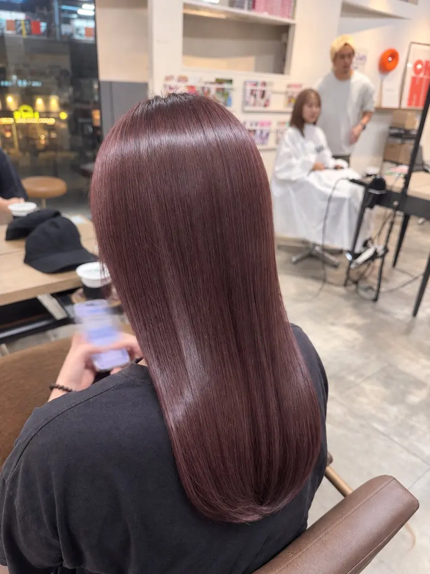 セミロング ‎🤍NOA福島 KURUMI‎🤍のヘアスタイル