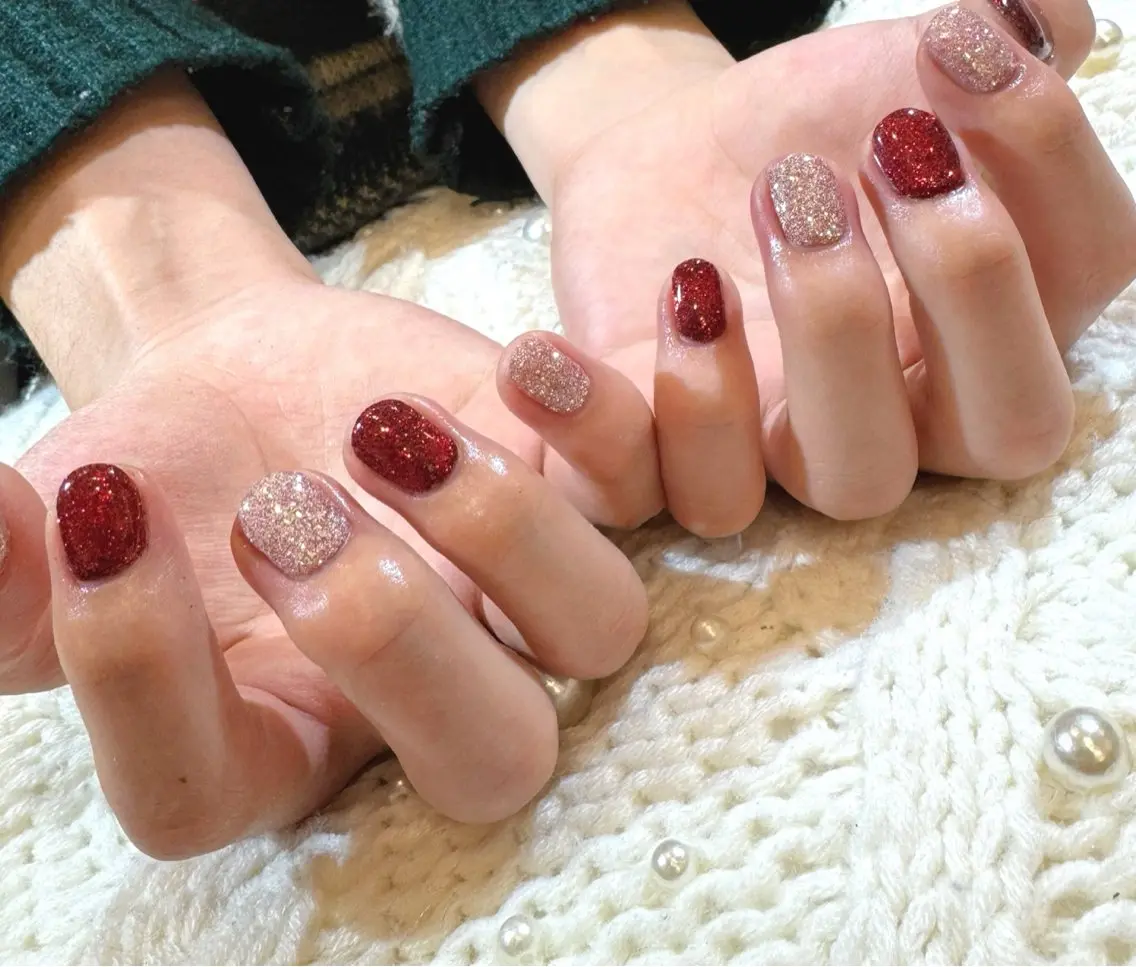 メンズ ネイル ラメ(グリッター) メンズネイル MIMnail メンズネイリストのネイルデザイン