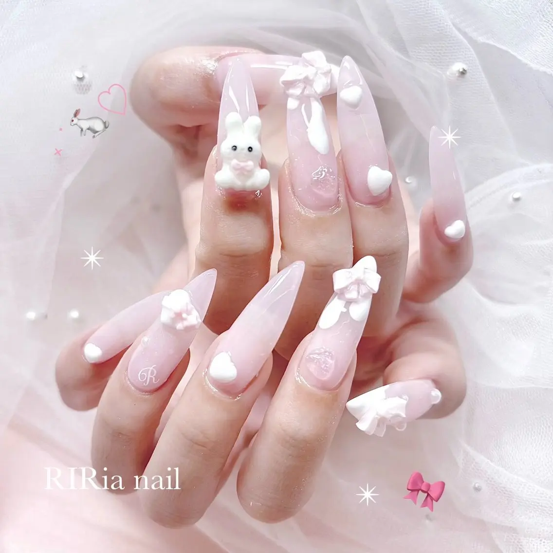 ネイル 🎀RINA RIrianailのネイルデザイン
