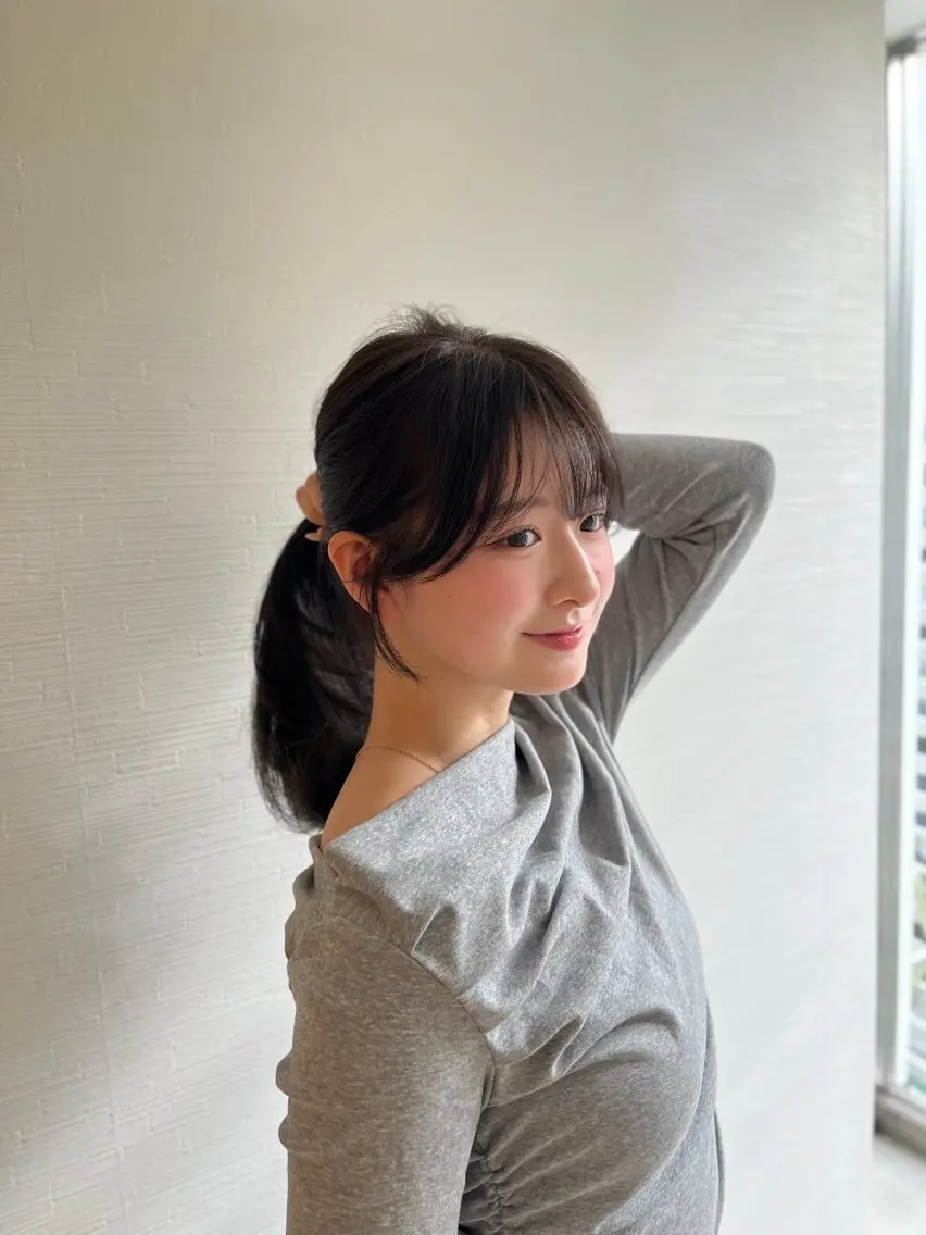 🫧似合わせ顔まわりカット🫧+カラー+oggiotto 6step トリートメントの写真