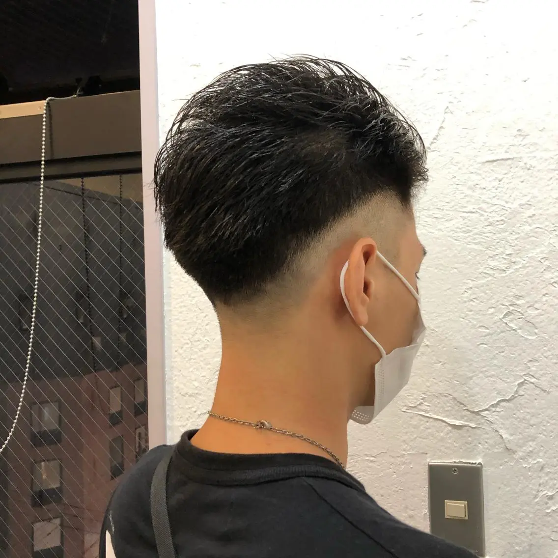 ショート メンズ フェードカット スキンフェード カット ベイリコルド　アトリ 店長　宮城一真のヘアスタイル