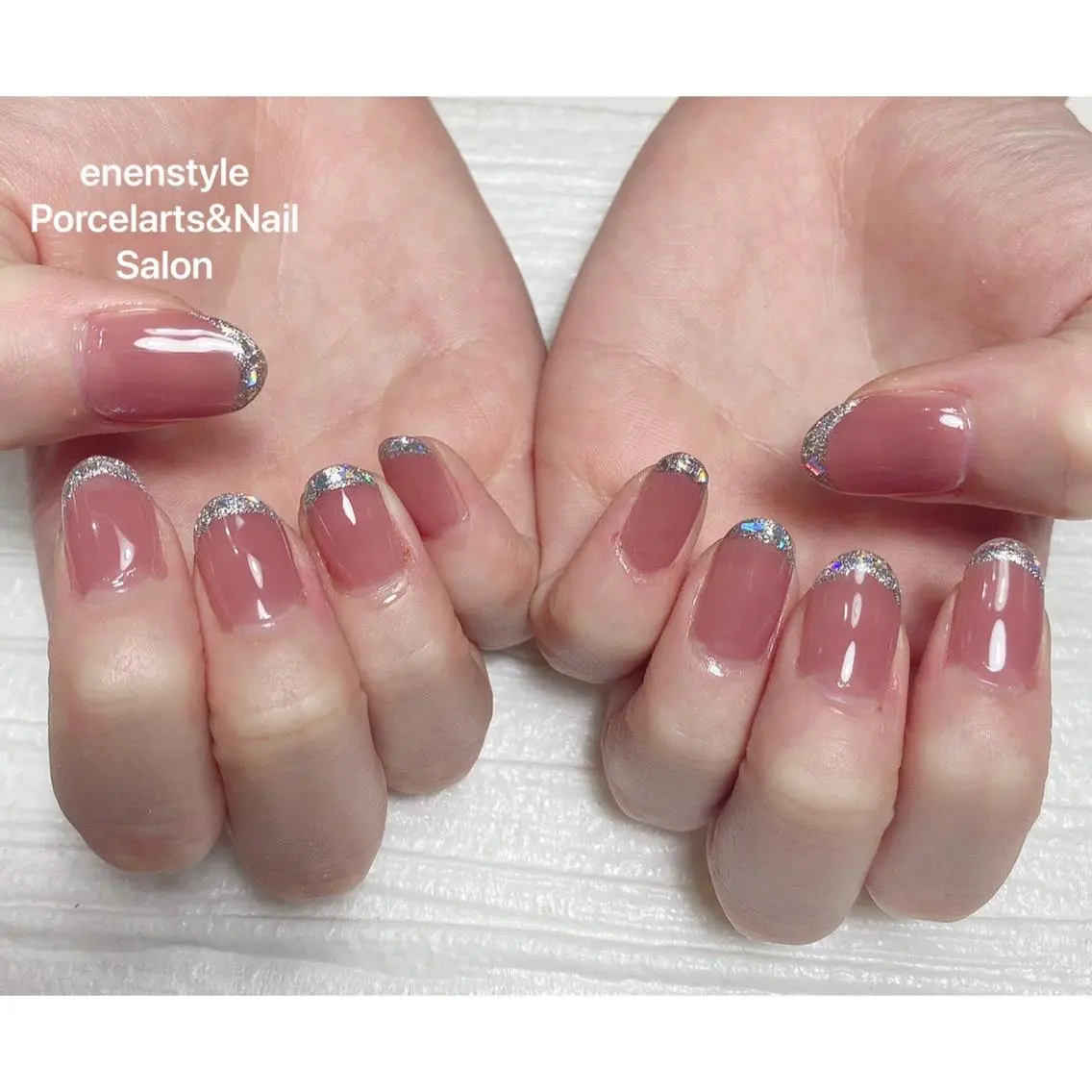 ミディアム ネイル 🐾enen style 🐾のネイルデザイン