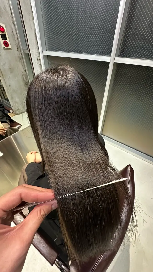 ミディアム カラー ヘアカラー fifth原宿 宮部蓮のヘアスタイル