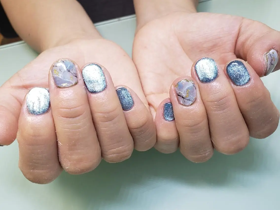 ネイル アートネイル シンプルネイル Lapis Nailのネイルデザイン