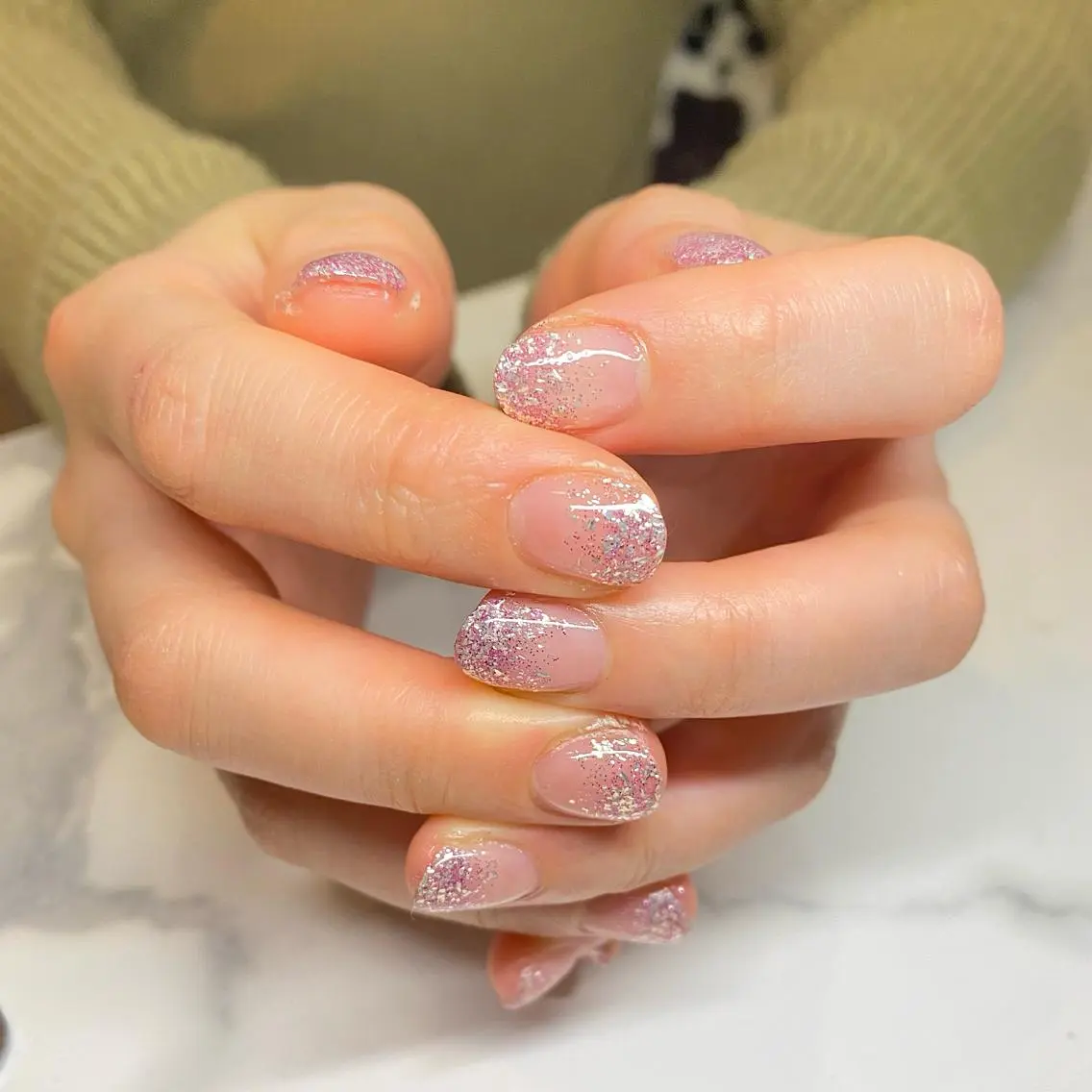 ネイル ラメ(グリッター) ラメグラデーション pro.m Kanonのネイルデザイン