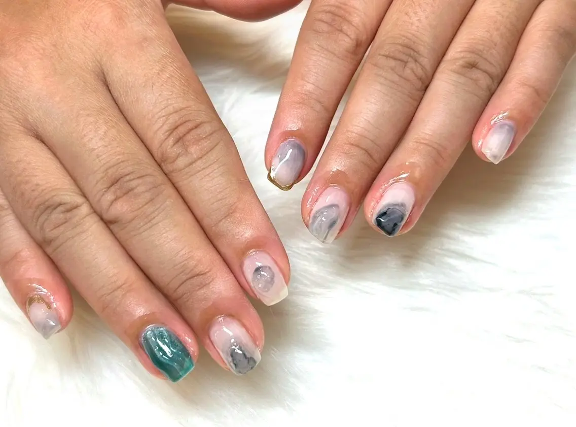 ネイル 持ち込み 頑張る女性の味方✴︎ M.i　nail ♡のネイルデザイン