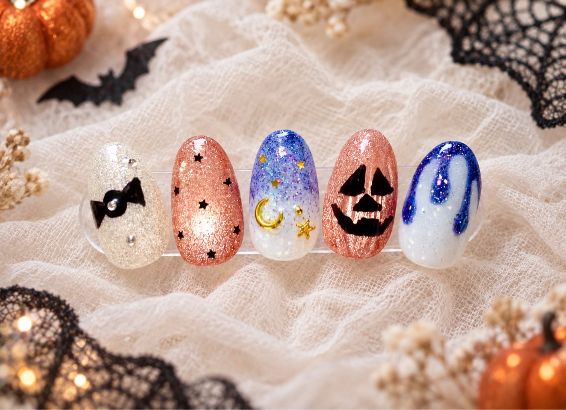 ネイル ハロウィン ハンドネイル Rafinesse Nail salonのネイルデザイン