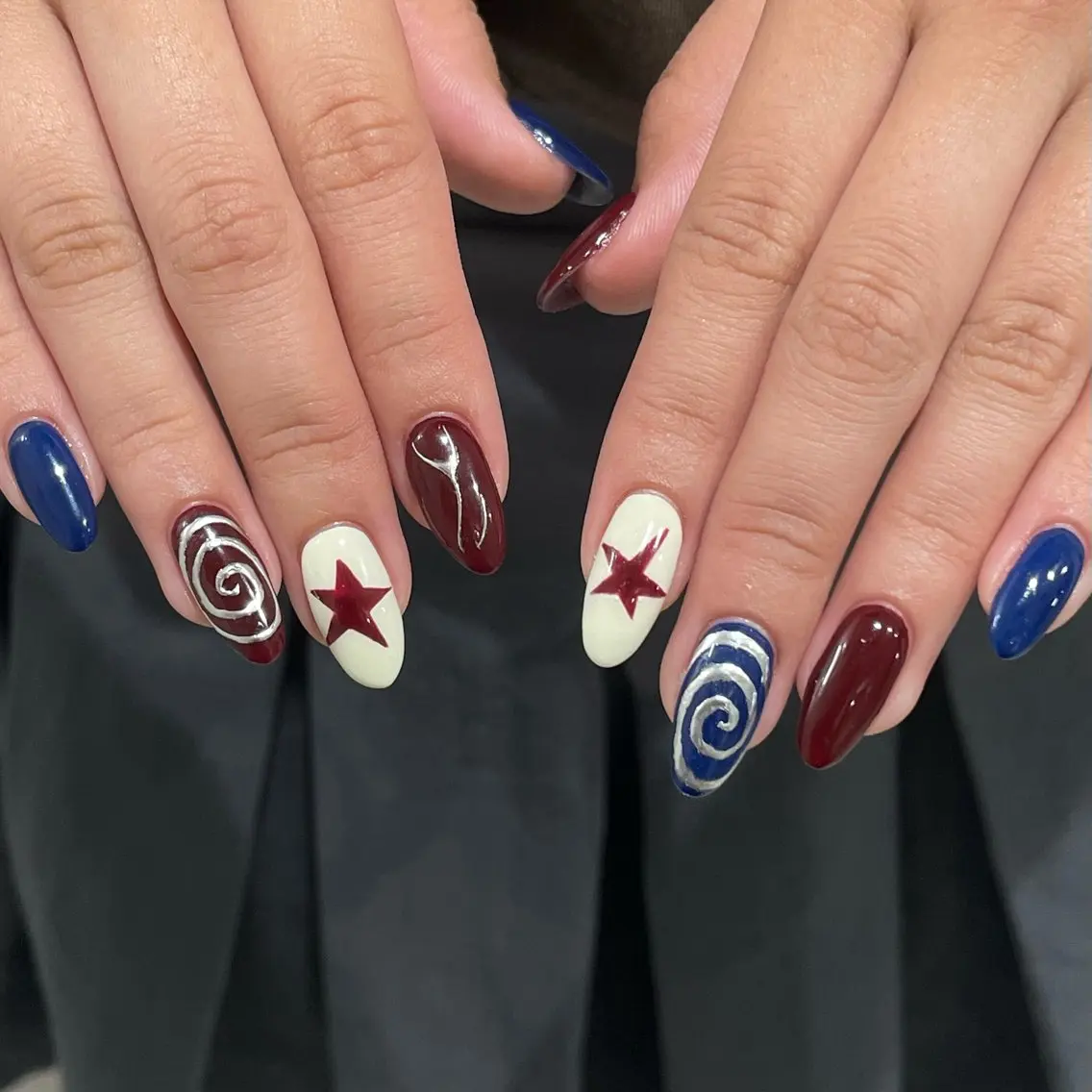 ネイル ハンドネイル IROHA NAIL Kurumi🪽🫧のネイルデザイン