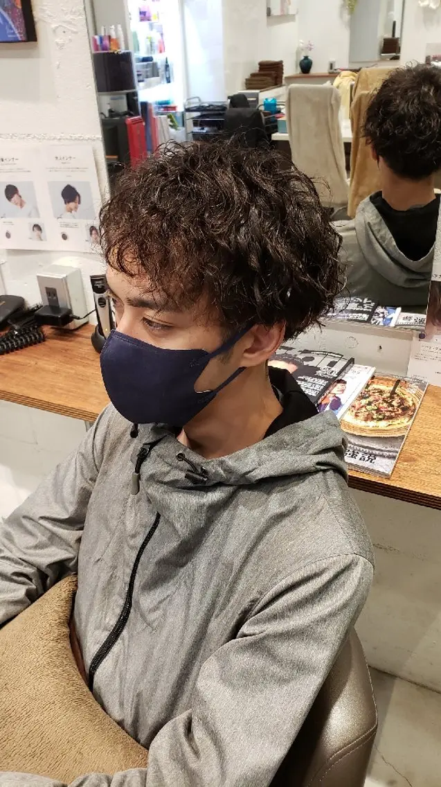 パーマ メンズ メンズパーマ パーマ ✂️藤瀬 アキラのヘアスタイル