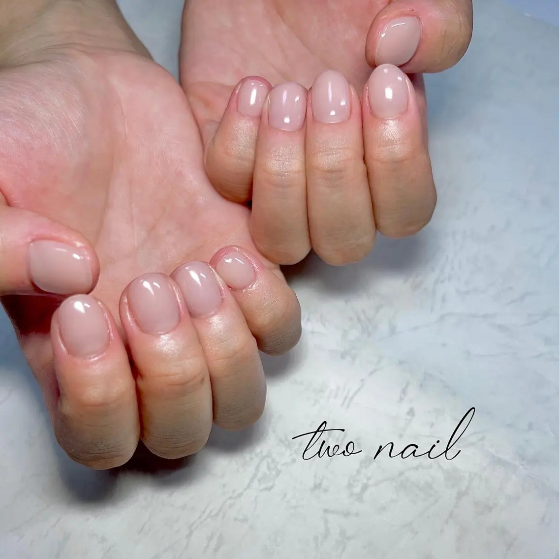 ネイル アートネイル フットネイル ハート ニュアンスネイル ホワイト ハンドネイル two nailのネイルデザイン