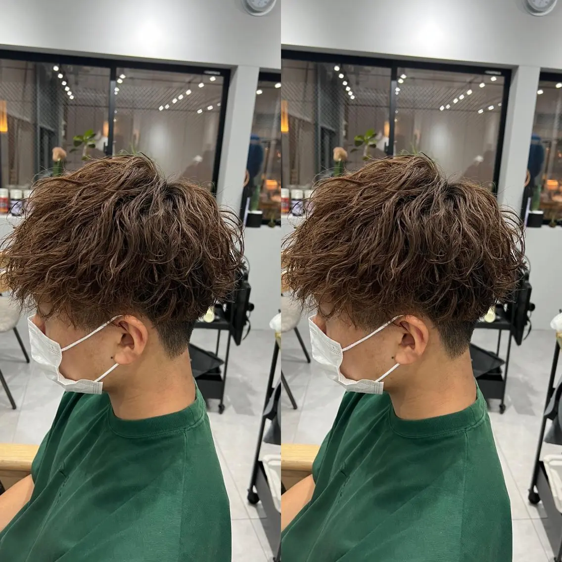 パーマ メンズ カット センターパート /植田のヘアスタイル